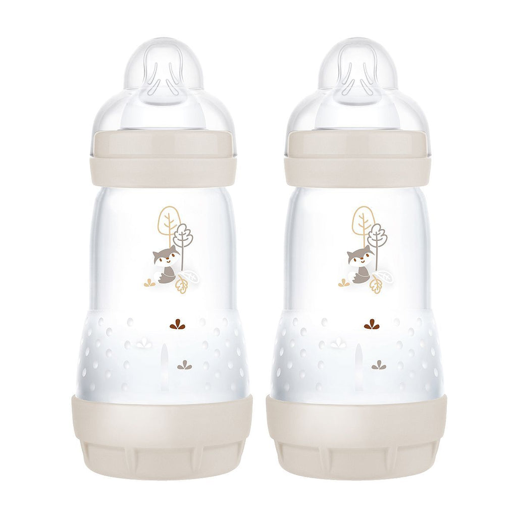 MAM Colours of Nature Anti Colic Self Sterilising Bottle 260ml - 2 Pack