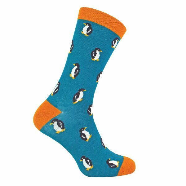 Mr Heron Mens Animal Design Bamboo Socks 6-11 UK