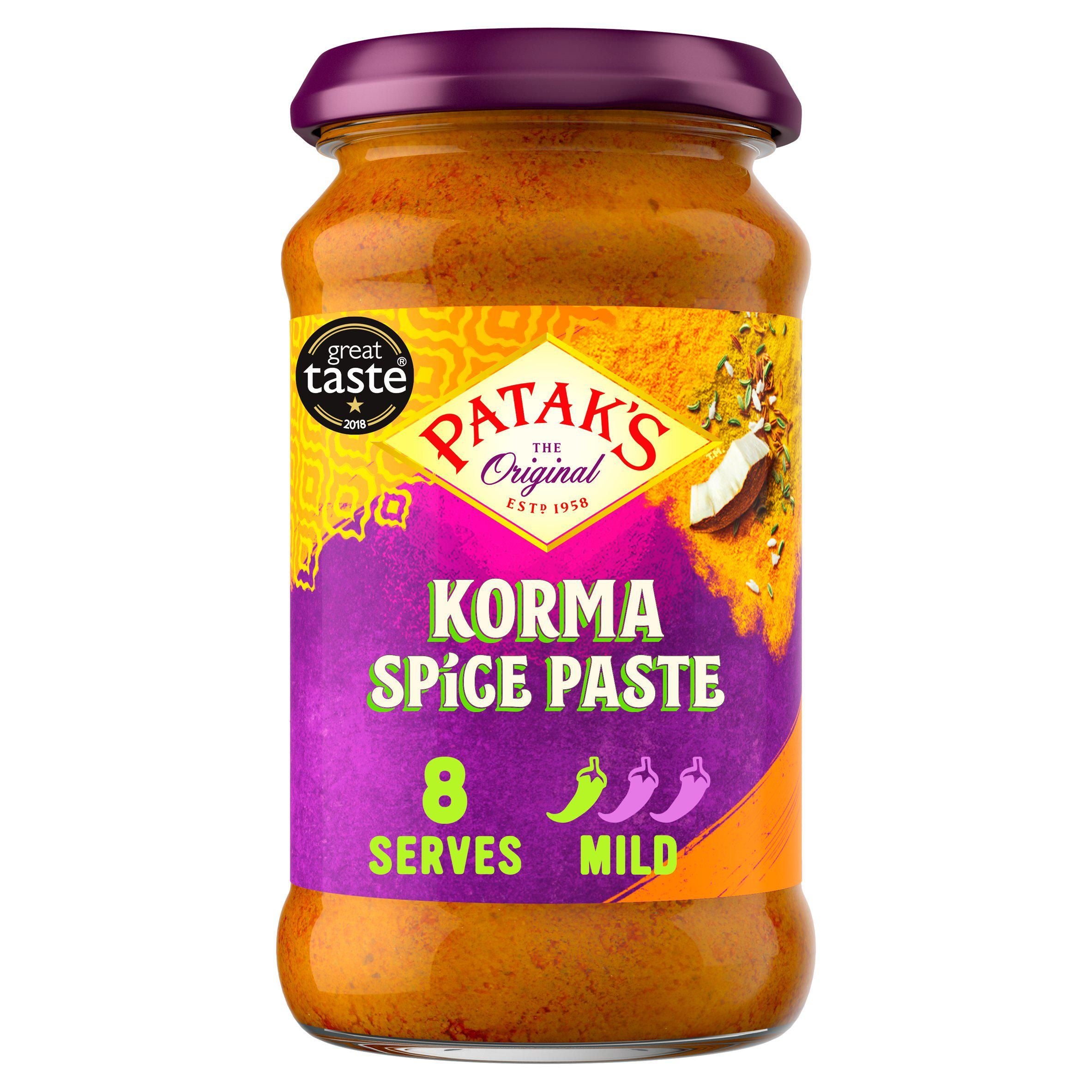 Patak's Korma Spice Paste 290g Indian Sainsburys   