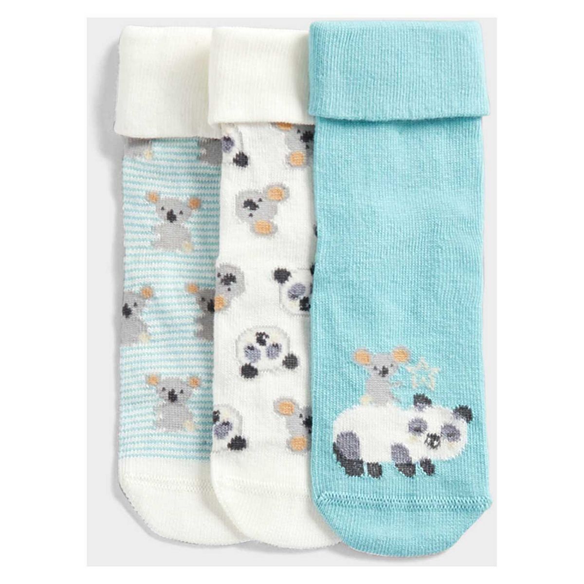 Mothercare Turn-Over-Top Baby Socks - 3 Pack GOODS Boots   