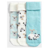 Mothercare Turn-Over-Top Baby Socks - 3 Pack GOODS Boots   