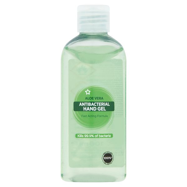 Superdrug Aloe Vera Antibacterial Hand Sanitizer Gel 100ml GOODS Superdrug   