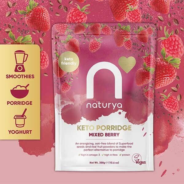 Naturya Gut Feel Flaxseed Blend Mixed Berry 240g