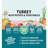 Naturo Grain Free Turkey with Potato & Vegetables   400g