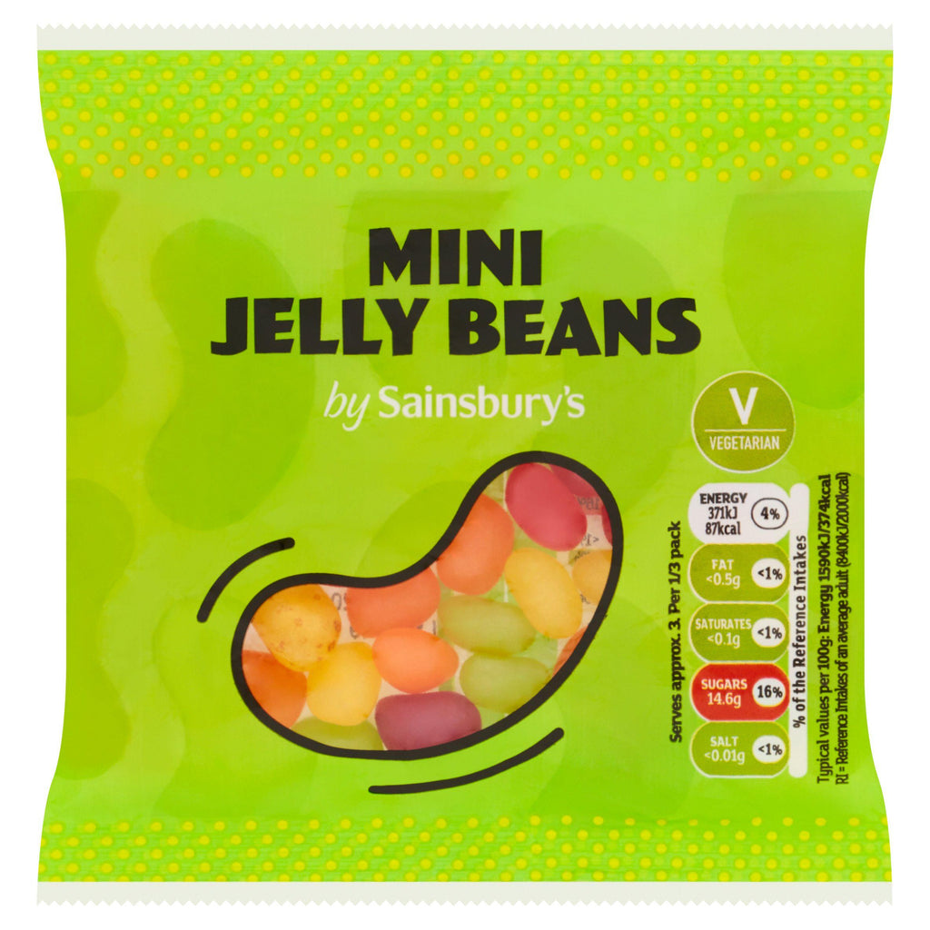 Sainsbury's Mini Jelly Beans Sweets 70g