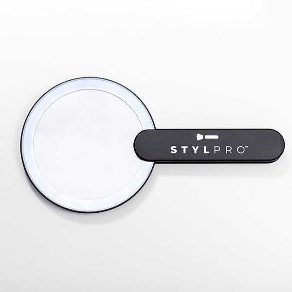 STYLPRO Twirl me up LED Hand Held Compact Mirror GOODS Superdrug   