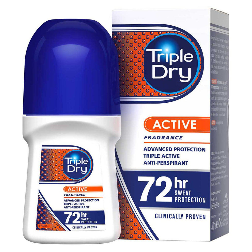 Triple Dry Active Anti-Perspirant Roll On 50ml