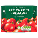 Sainsbury's Premium Peeled Plum Tomatoes 4x400g Tomatoes Sainsburys   