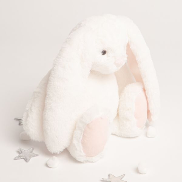 Babbico Gift Boxed Blossom The Bunny White & Pink Soft Toy