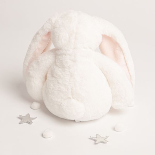 Babbico Gift Boxed Blossom The Bunny White & Pink Soft Toy