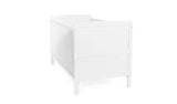 Baby Elegance Travis Baby Cot Bed with Mattress - White