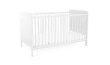 Baby Elegance Travis Baby Cot Bed with Mattress - White