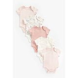 Baby Girl Pink 5 Pack Bodysuits