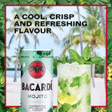 Bacardi Mojito Premix Rum Cocktail   250ml