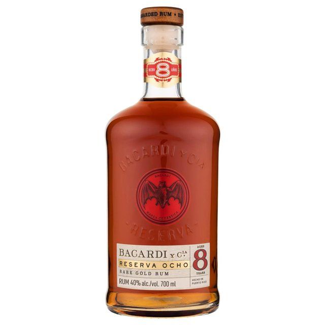 Bacardi Reserva 8 Year Old Premium Aged Rum   70cl - McGrocer
