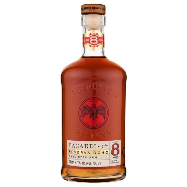 Bacardi Reserva 8 Year Old Premium Aged Rum   70cl