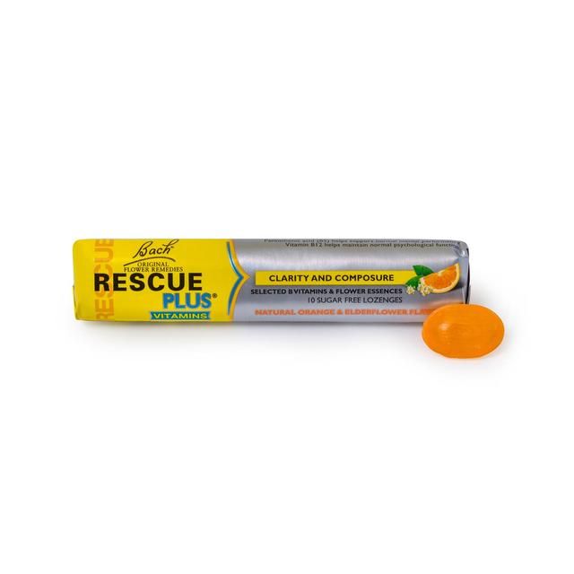 Bach flower Remedies Clarity and Composure Rescue Plus Vitamins    42g - McGrocer