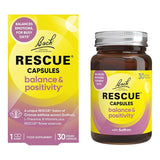 Bach RESCUE Balance & Positivity 30 Vegan Capsules