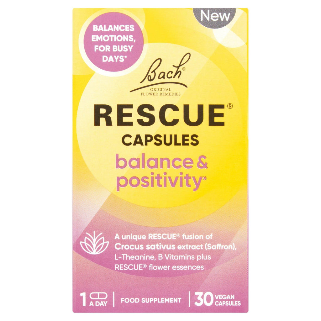 Bach Rescue Balance & Positivity Vegan Capsules x30