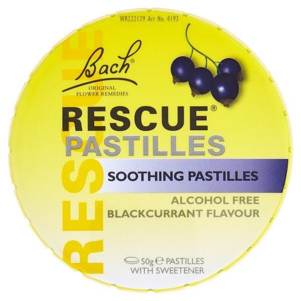 Bach Rescue Pastilles Blackcurrant 50g