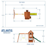 Backyard Discovery Atlantis Swingset Playcentre (3-10 Years) - McGrocer