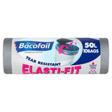 Bacofoil Elasti-Fit Bin Bags 50L   10 per pack