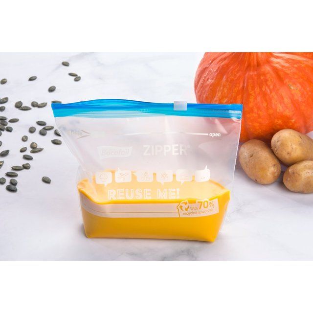 Bacofoil Medium Zipper All Purpose Bags   12 per pack - McGrocer