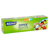 Bacofoil Small All Purpose Zipper Freezer Bags   15 per pack