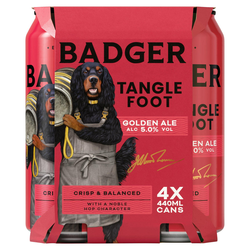 Badger The Legendary Tangle Foot Traditional Golden Ale 4x440ml