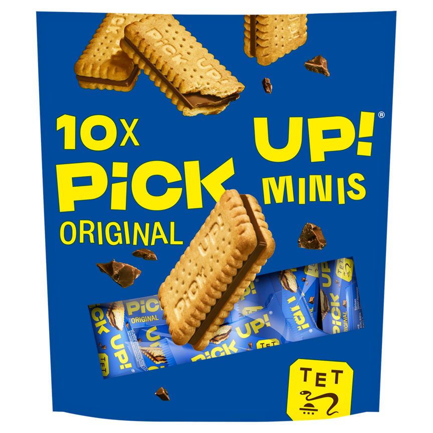 Bahlsen Pick Up! Minis Milk Chocolate Biscuit Bars 10 pack - McGrocer