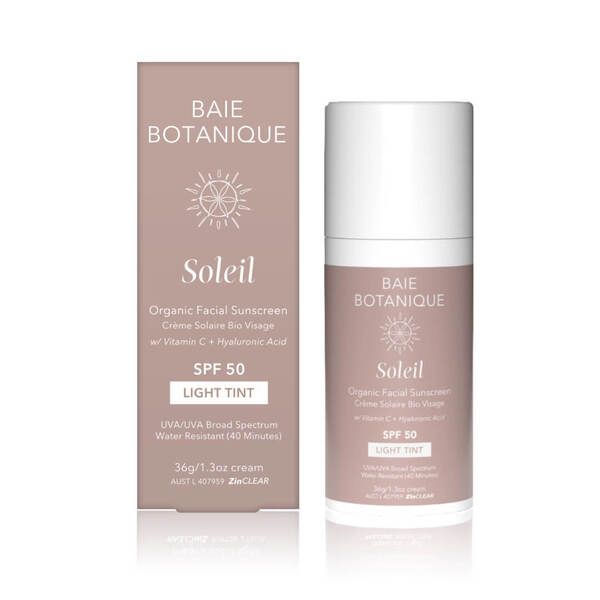 Baie Botanique Soleil Facial Sunscreen Light Tint SPF50 36g