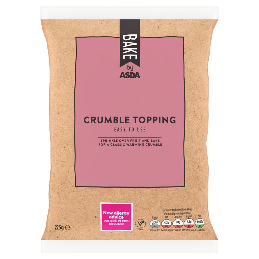 BAKE by ASDA Crumble Topping 225g