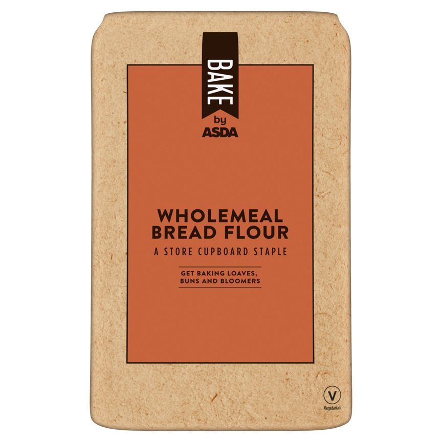 BAKE by ASDA Wholemeal Bread Flour 1.5kg