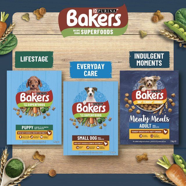 Bakers Beef with Vegetables Dry Dog Food   3kg - McGrocer