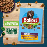 Bakers Senior Chicken with Vegetables Dry Dog Food    2.85kg