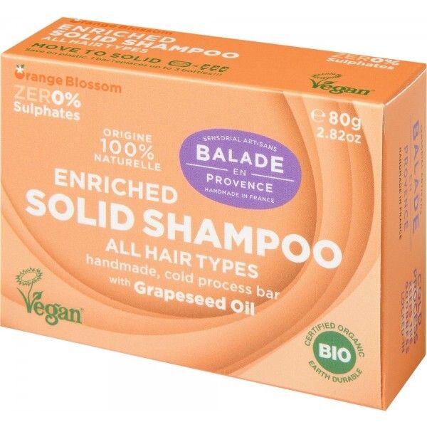 Balade en Provence Enriched Solid Shampoo Bar 80g - McGrocer