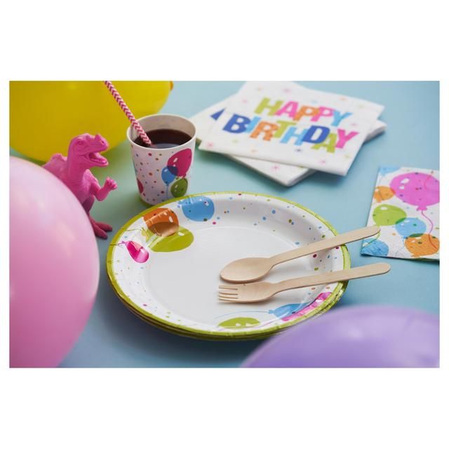 Balloons Recyclable Paper 22cm Plates   10 per pack - McGrocer