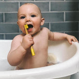 Bamboo Club Bambino Yellow Kids Toothbrush