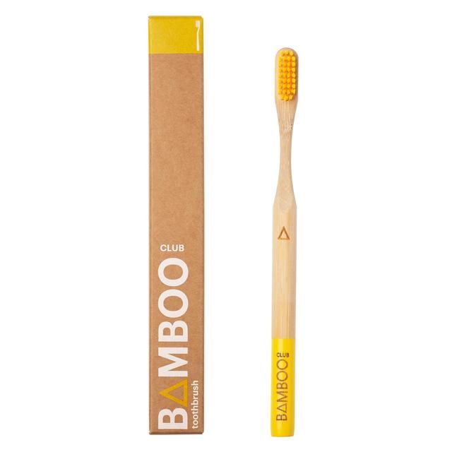 Bamboo Club Yellow Adult Toothbrush