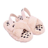 Barbie Girls Faux Fur Slip-on Slippers (10)