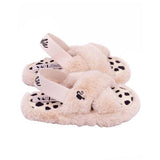 Barbie Girls Faux Fur Slip-on Slippers (10)