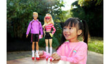 Barbie & Ken roller-skating Fashion Dolls & 6 Accessories