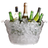 BarCraft Mix It Acrylic Oval Drinks Cooler Large