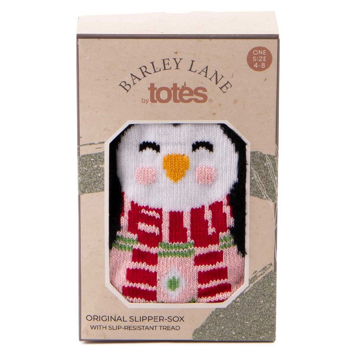 Barley Lane by Totes Penguin Slipper Socks - McGrocer