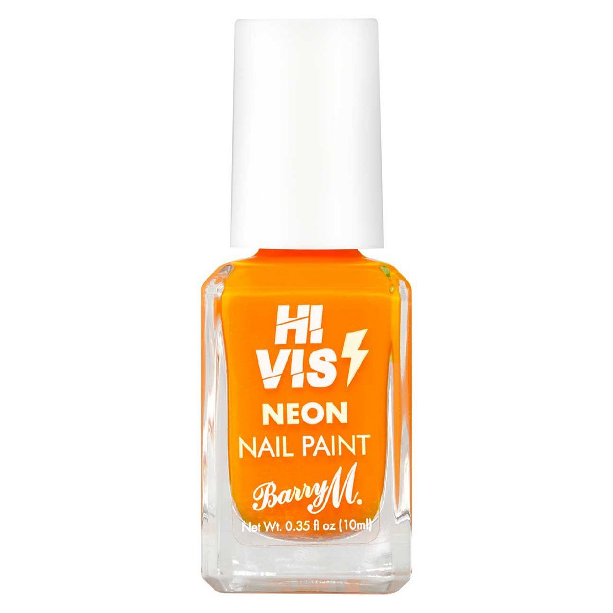 Barry M Hi Vis Nail Paint Amber Warning 10ml - McGrocer