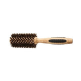 BASS - Straighten and Curl Round Brush - Bamboo - Medium