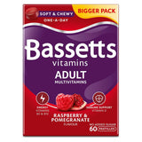 Bassetts Multivitamins Raspberry & Pomegranate Flavour Soft & Chewies Adult - 60