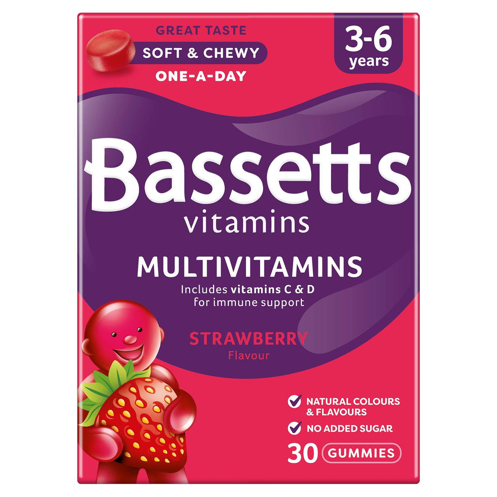 Bassetts Vitamins Multivitamins 3-6 Years Soft & Chewies x30