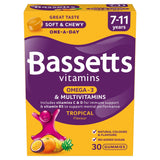 Bassetts Vitamins Omega-3 & Multivits 7-11 Soft & Chewies x30