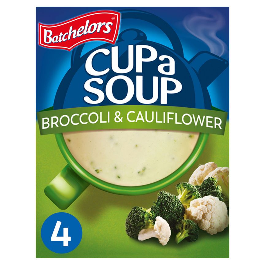 Batchelors 4 Cup a Soup Broccoli & Cauliflower 101g